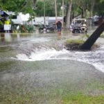 Crystal River Spills into Campground Lake